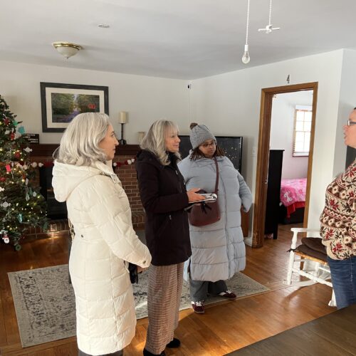 CFAAC Staff and Board Members on a Tour of Journey to Joy House